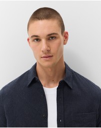 UNISON - Brushed Cotton Regular Fit Shirt