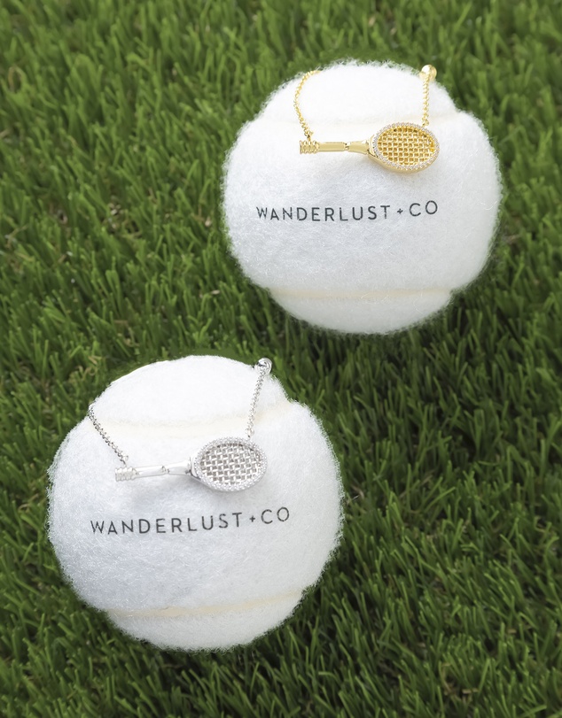 Wanderlust + Co - Tennis Your Way Necklace