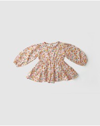 WITH LOVE FOR KIDS - Cotton Muslin Flow Dress - Kids