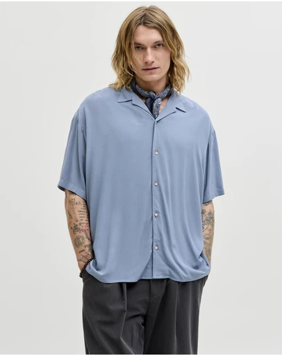 Jack & Jones - JJEJeff Resort Solid Shirt SS