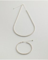 SAINT VALENTINE - The Aspen Tennis Set - Silver