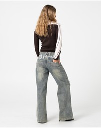 Rusty - Daddy Gb Fitted Zip Through Knit