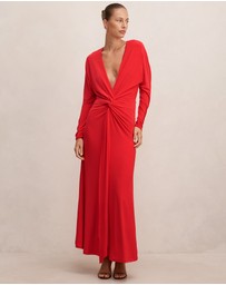Forever New - Solana Draped Front Tie Maxi Dress