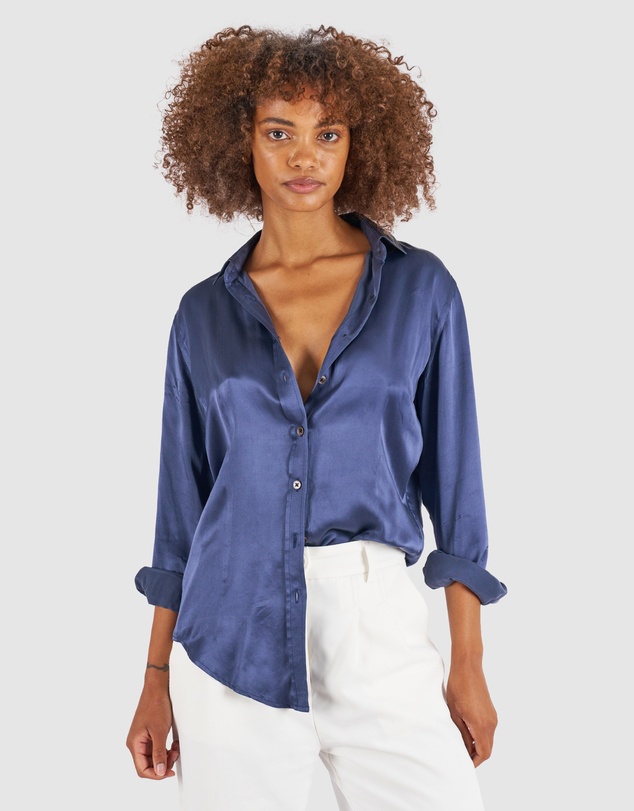 CAMIXA - Satin Silk Shirt