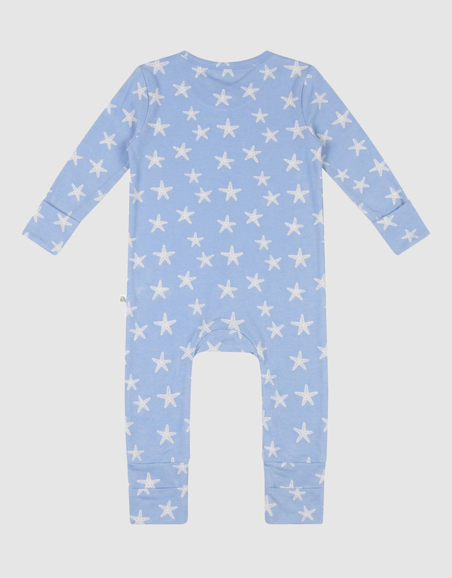 Kynd Baby - Essential Onesie in Star Fish Blue