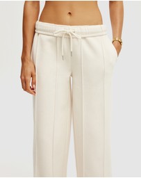 Cotton On Body Active - Plush Wide Leg Pintuck Trackpants
