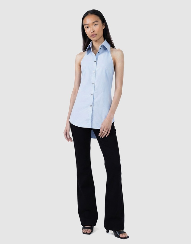 Karl Lagerfeld - Tied Back Sleeveless Shirt