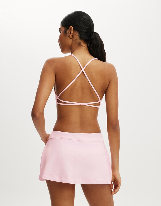 Cotton On Body Active - Ultra Soft Deep Plunge Cross Back Crop