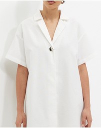 Calli - Karina Collared Shirt Dress