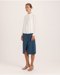 SABA - Willa High Neck Long Sleeve Top