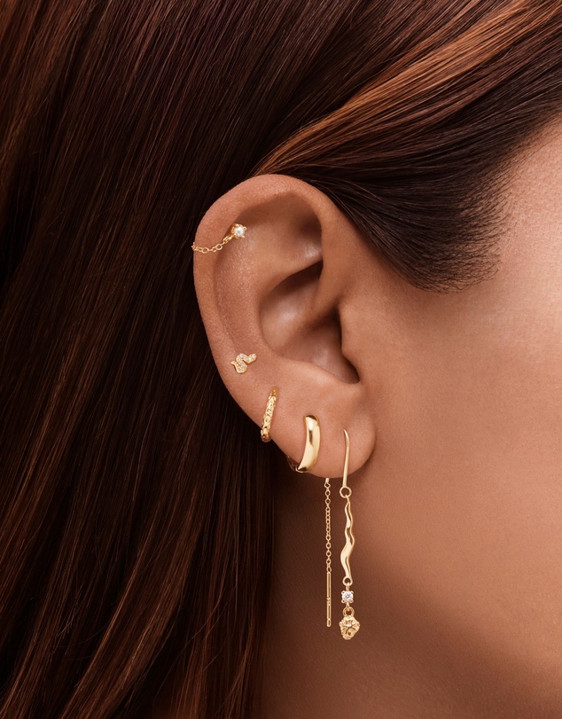 HOUSE OF SLANI - Lea Gold Hoops
