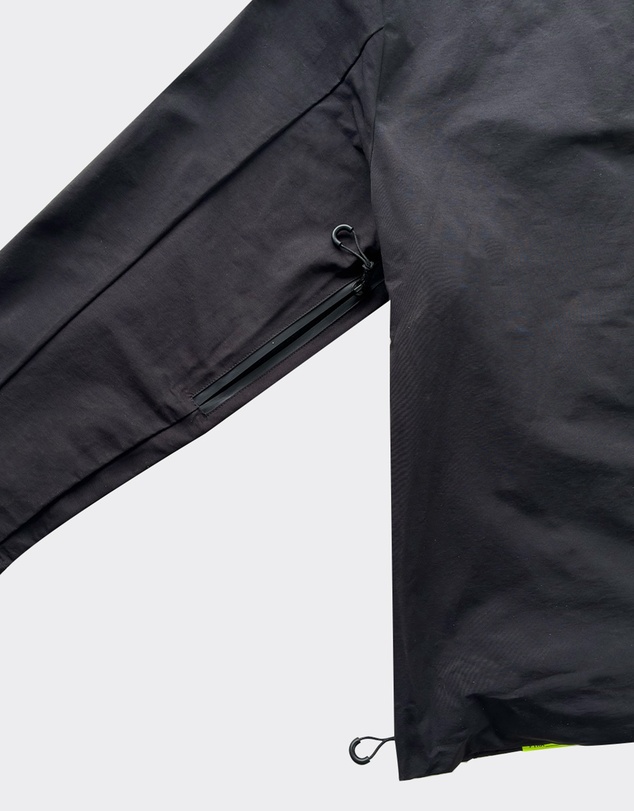 PYRA - Nero Nylon Overshirt
