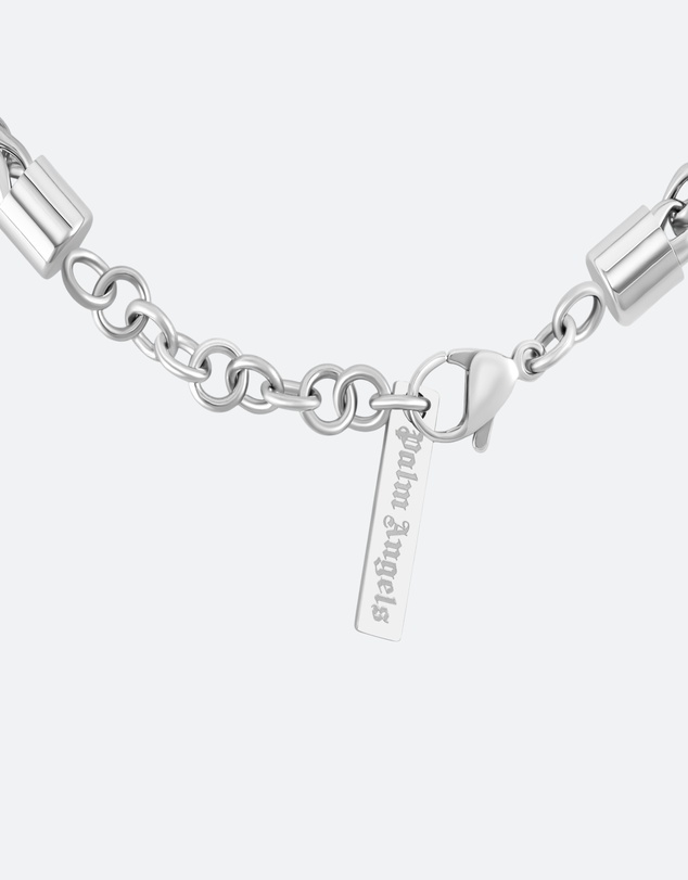 Palm Angels - Emidio SS Plaque Wheatchain Bracelet