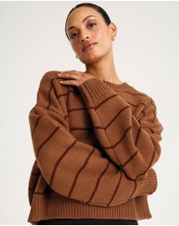 All Fenix - Stripe Crew Neck Knit