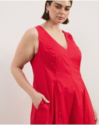 Atmos&Here Curvy - Daisy Sleeveless Midi Dress