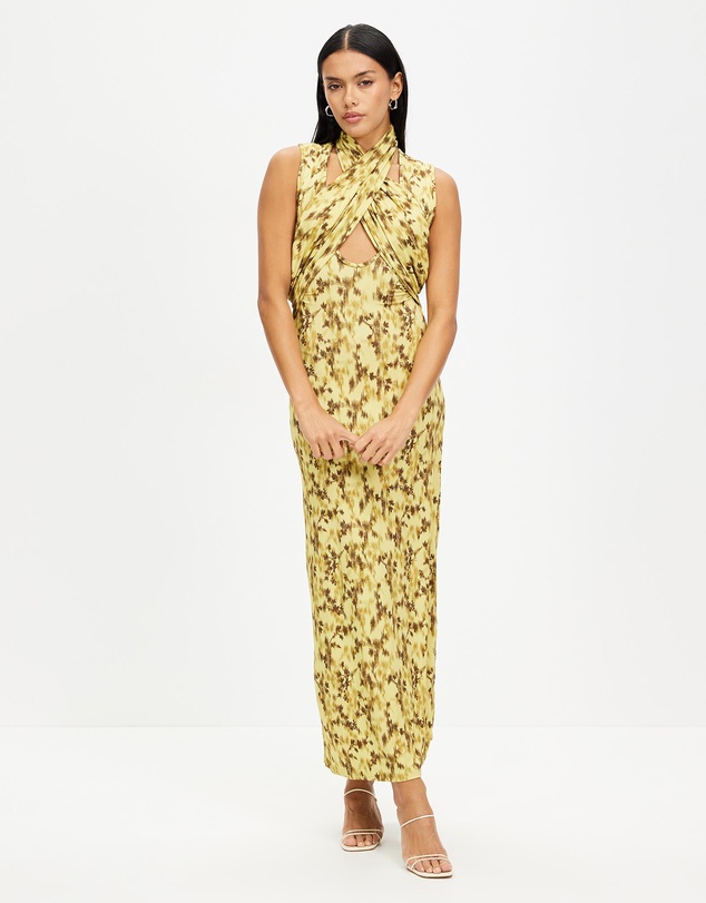 Third Form - Wisteria Wrap Neck Tank Dress