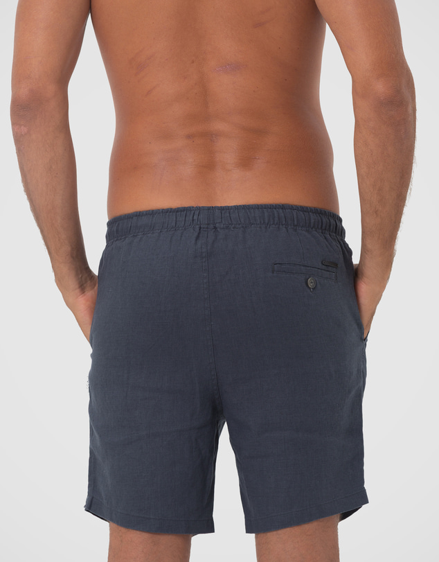 Coast Clothing - Linen Shorts - Charcoal Grey