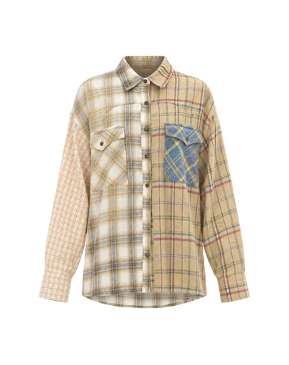 THE TALES - Half n Half Teddy Western Shirt