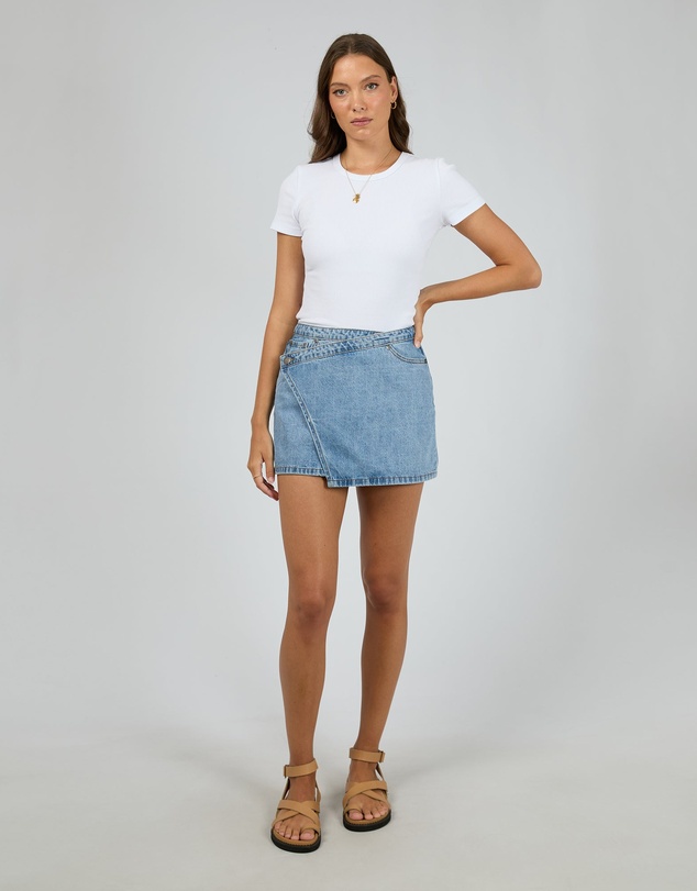 All About Eve - Lenni Mini Skort Light Blue