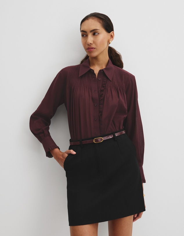 Country Road - Soft Ruffle Blouse