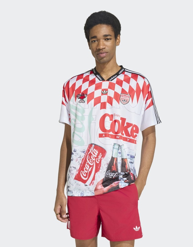 adidas Originals - ADIDAS X COCA-COLA CLASSIC SPORT MASH-UP JERSEY Mens