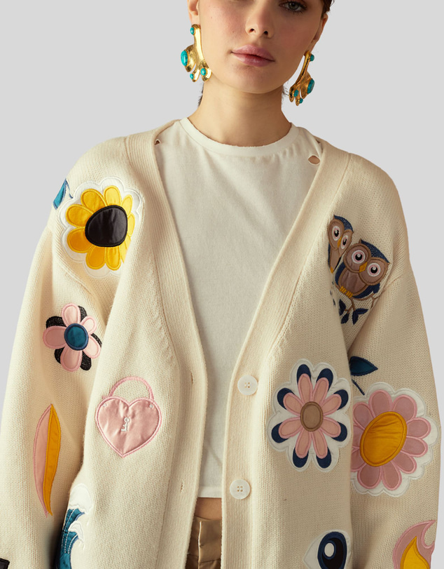 Cynthia Rowley - Playful Patchwork Cardigan