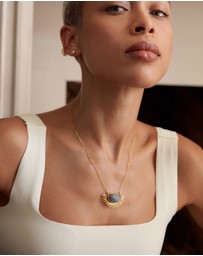 Ottoman Hands - Sunrise Labradorite Pendant Necklace