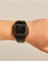 Maxum - Raglan Tide Watch- Black Stainless Steel Strap