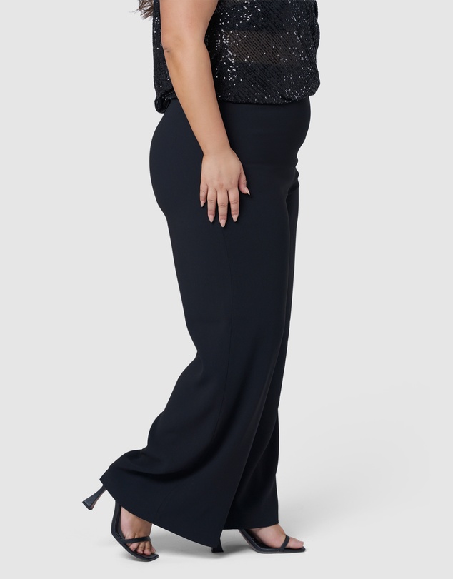 Pink Dusk by Curve Project - Arina Wide Leg Pants