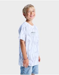 DC Shoes - Boys 10 to 16 Liquid Fuego Short Sleeve T-Shirt
