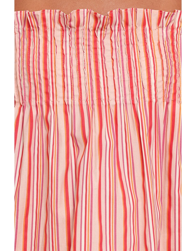 Petal & Pup - Carson Pleated Top - Peach Stripe