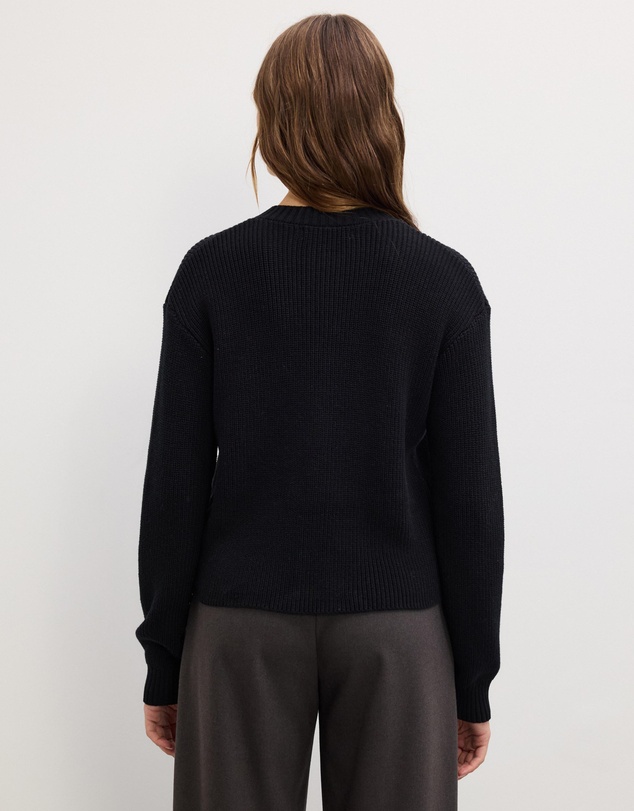 The Fated - Maia Round Neck Knit Cardigan