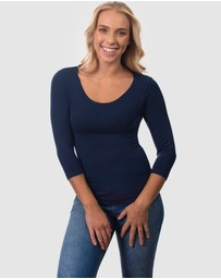 B Free Intimate Apparel - Bamboo 3/4 Sleeve Top