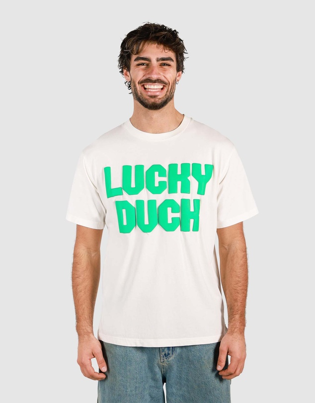 Skwosh - Lucky Duck Slang Tee in White