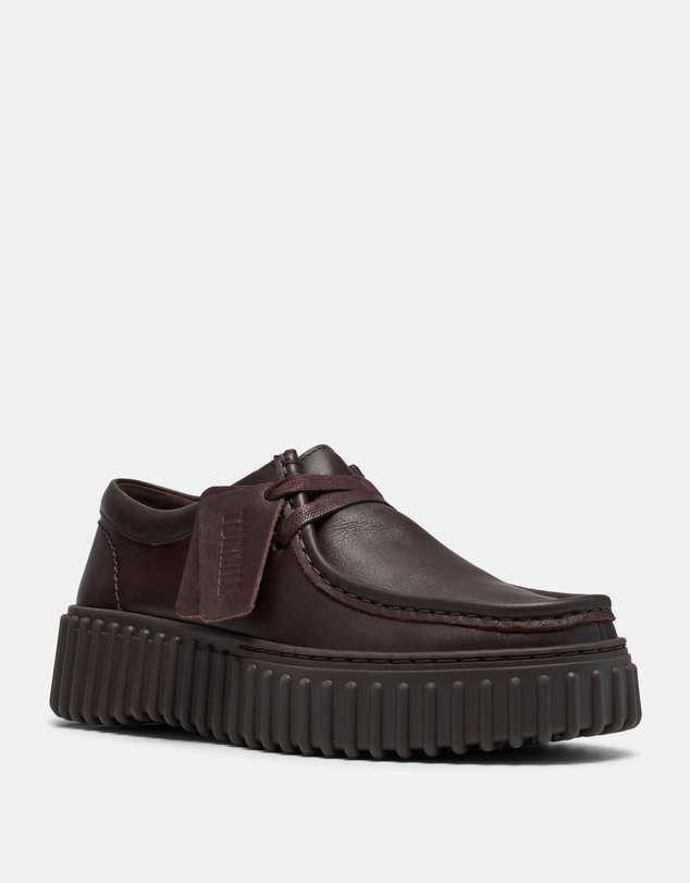 Clarks - Torhill Bee Dark Brown Leather