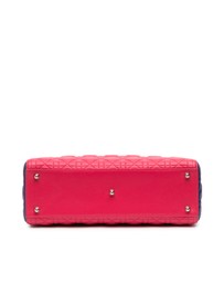 Pre-Loved by Azura Reborn - Pre-Loved Large Tricolor Lambskin Cannage Lady Dior