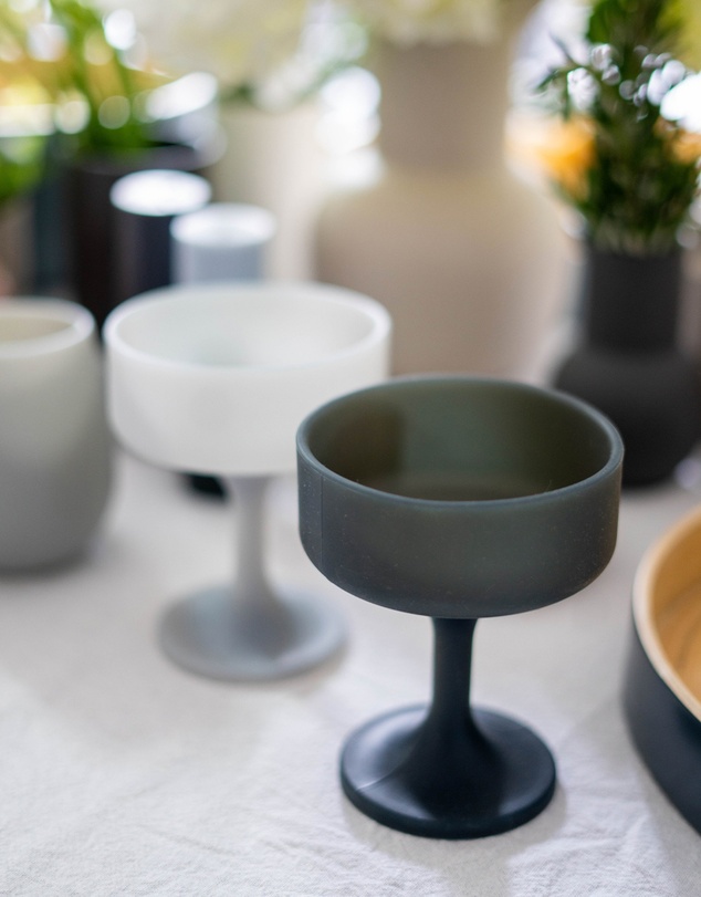 porter green - mecc | silicone unbreakable cocktail glasses