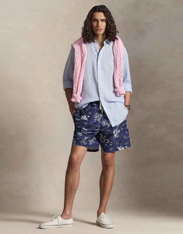 Polo Ralph Lauren - Big & Tall - Striped Linen Shirt