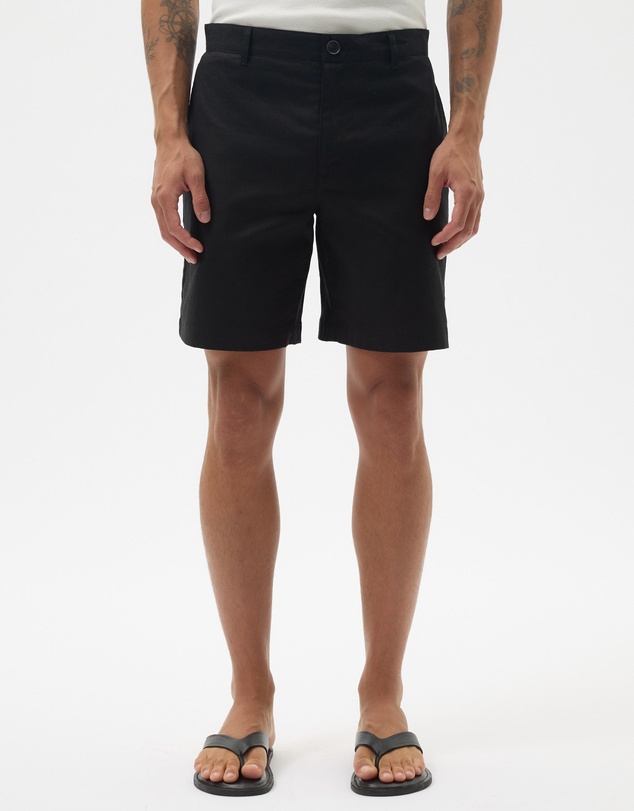 AERE - Tailored Linen Blend Shorts
