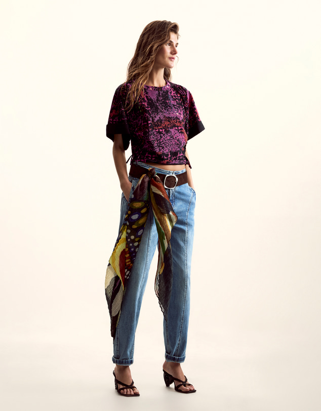 Desigual - Ethnic T-shirt designed by Mr. Christian Lacroix