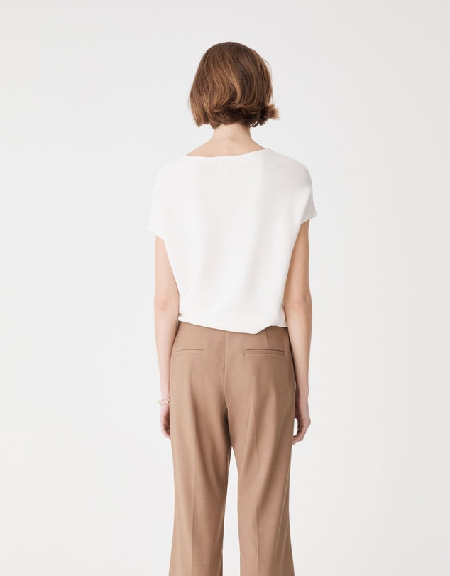 Forcast - Brandy Relaxed Cotton Knit Top