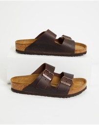 Birkenstock - Unisex Arizona Oiled Leather Regular Sandals