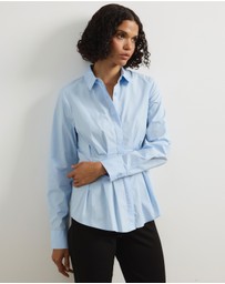 Atmos&Here - Marcy Pin Tuck Long Sleeve Shirt