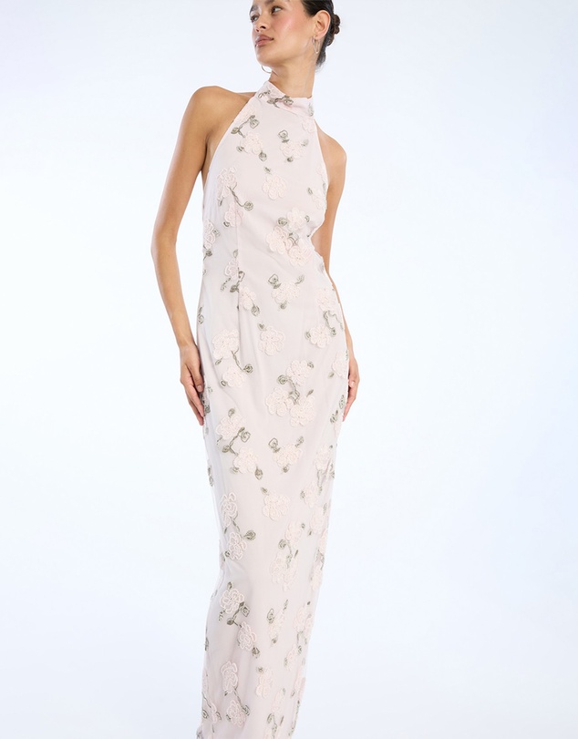 ROTATE - Flower Beads Maxi Dress