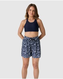 Modest Mermaid - Tide Relaxed Fit Highwaist Board Short SPF50+