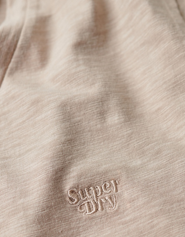 Superdry - Studios Slub Embroidered Vee Tee