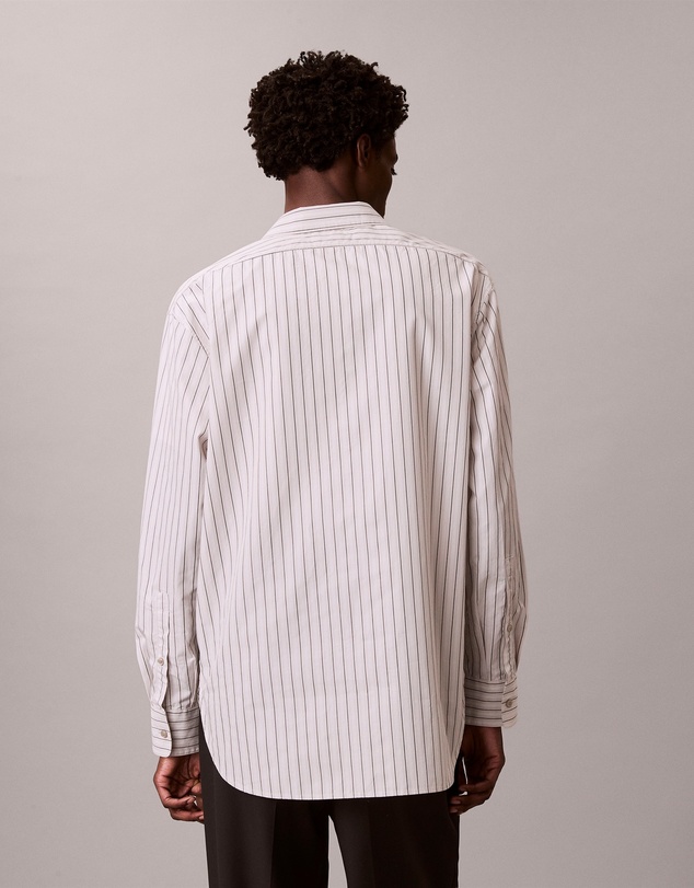 Calvin Klein - Stripe Relaxed Button-Down Shirt
