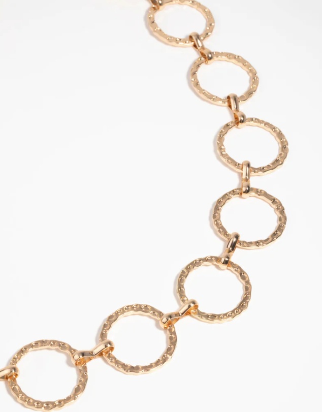 Lovisa - Gold Circle Chain Belt