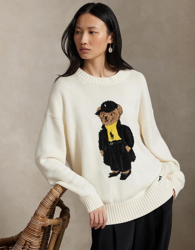 Polo Ralph Lauren - Polo Bear Cotton Crewneck Sweater - ICONIC EXCLUSIVE