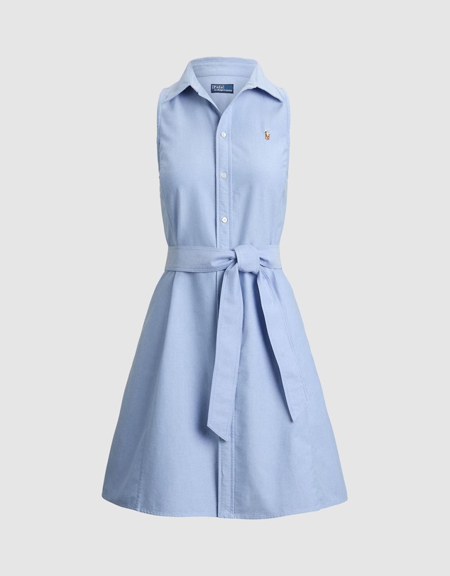 Polo Ralph Lauren - Cotton Oxford Sleeveless Shirtdress